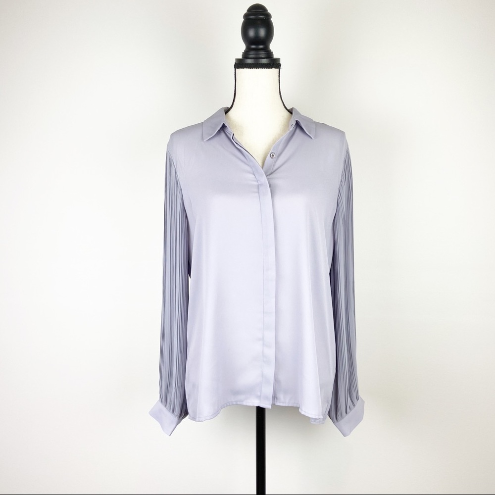 Vince Camuto Button Down Blouse Sz M Shirt